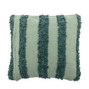 Bloomingville - Cory Pude, Grøn, Bomuld OEKO-TEX® - L50 × B50 cm