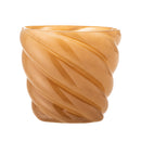 Bloomingville - Callo Urtepotteskjuler, Gul, Glas - Ø17 × H15,5 cm