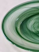 Bloomingville - Amelie Tallerken, Grøn, Glas - Ø33 × H2,5 cm, sæt med 4