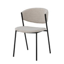 Bloomingville - Marlo Spisebordsstol, Hvid, polyester - L49 × H79 × B54 cm