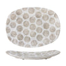 Bloomingville - Felan Fad, Hvid, Terrakotta - L42 × H3,5 × B32 cm