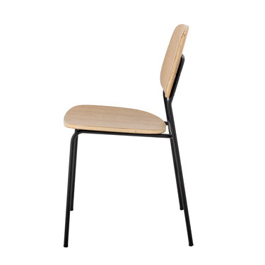 Bloomingville - Monza Spisebordsstol, Natur, Krydsfiner - L45 × H83 × B52 cm