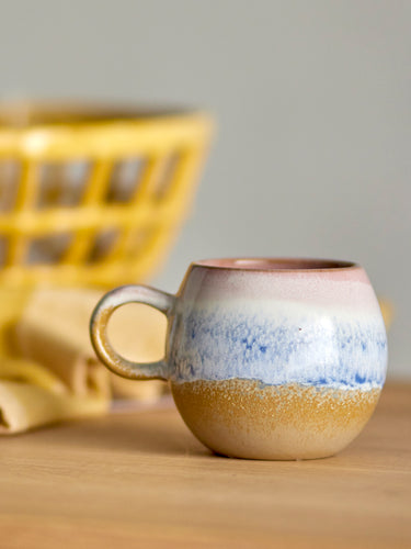 Bloomingville - Paula Kop, Multipak, Rosa, Stentøj - Ø9 × H8 cm, sæt med 4