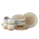 Bloomingville - Paula Morgenmadssæt, Natur, Stentøj - C:Ø9 × H8/B:Ø16 × H6/P:Ø20 × H1,5 cm, sæt med 12