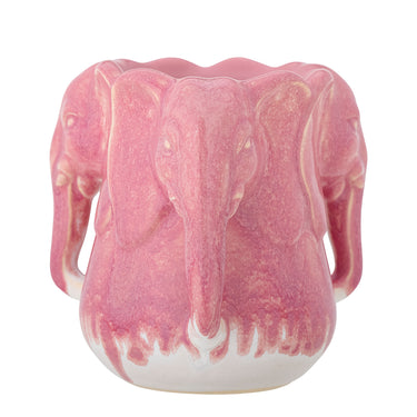 Bloomingville - Pontus Vase, rosa, Stentøj - Ø15,5 × H15,5 cm