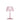 Bloomingville - Cisco Fyrfadsstage, Rosa, Glas - Ø10,5 × H18 cm