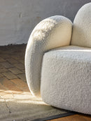 Bloomingville - Zanno Loungestol, Hvid, FSC® Mix, fyrretræ - L110 × H80 × B90 cm