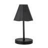 Bloomingville - Lianna bærbar lampe, Genopladelig, Sort, Jern - L15 × H28 × B13,5 cm