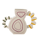 Bloomingville - Samila Vase, Multifarvet, Stentøj - L37 × H26 × B8,5 cm