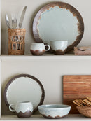 Bloomingville - Paula Morgenmadssæt, Brun, Stentøj - C:Ø9 × H8/B:Ø16 × H6/P:Ø20 × H1,5 cm, sæt med 12