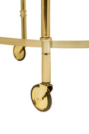 Bloomingville - Fine Barbord, Guld, Glas - L86 × H81 × B46 cm