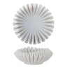 Bloomingville - Harmonia Skål, Hvid, Marmor - Ø17,5 × H6 cm