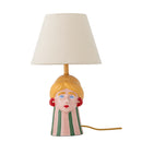Bloomingville - Miss Jody Bordlampe, Multifarvet, Stentøj - Ø24 × H41 cm