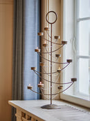Bloomingville - Alani Fyrfadsstage, Guld, Jern - Ø40,5 × H70 cm