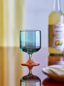 Bloomingville - Signe Drikkeglas, Multifarvet, Glas - Ø7,5 × H12,5 cm, sæt med 6