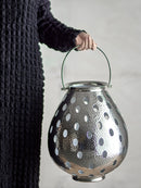 Bloomingville - Maika Lanterne, Sølv, Aluminium - Ø33 × H40 cm