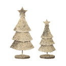 Bloomingville - Radha Dekotræ, Guld, Jern - L9,5 × H21 × B8/L13 × H27 × B8 cm, sæt med 2