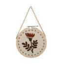 Bloomingville - Maidstone Vægdekoration, Multifarvet, Bomuld - Ø16,5 × B0,25 cm
