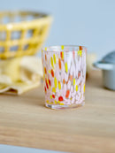 Bloomingville - Lilya Drikkeglas, Rosa, Glas - Ø8 × H10,5 cm