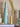 Bloomingville - Isolde Vase, Grøn, Stentøj - Ø7,5 × H28,5 cm