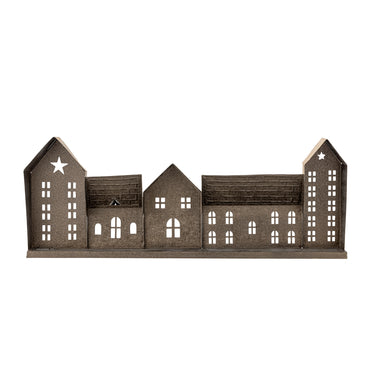Bloomingville - Noeli Fyrfadsstage, Guld, Jern - L52 × H20 × B6 cm
