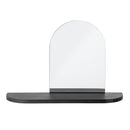Bloomingville - Annlie Spejl m/hylde, Sort, MDF - L72 × H48 × B20 cm