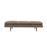 Bloomingville - Pione Daybed, Brun, FSC® 100%, Gummitræ - L198 × H47 × B77 cm