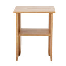 Bloomingville - Bark Taburet, Natur, Gummitræ - L38 × H45,5 × B38 cm