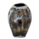 Bloomingville - Senja Vase, Brun, Stentøj - Ø22 × H31,5 cm