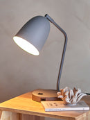 Bloomingville - Lemar Bordlampe, Grå, Jern - L26 × H37 × B15 cm