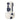 Bloomingville - Graphica Vase, Blå, Stentøj - L17 × H24 × B14,5 cm