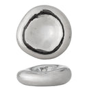 Bloomingville - Shine Skål, Sølv, Stentøj - Ø18 × H6 cm