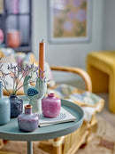 Bloomingville - Maien Vase, Multifarvet, Stentøj - Ø7 × H14 cm, sæt med 7