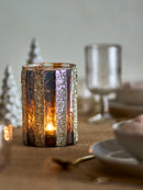 Bloomingville - Cicilia Fyrfadsstage, Guld, Glas - Ø10 × H15 cm