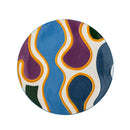 Bloomingville - Salacia Tallerken, Multifarvet, Stentøj - Ø18 × H1 cm, sæt med 4