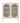 Bloomingville - Salvo Skab, Natur, Jern - L80 × H90 × B40 cm