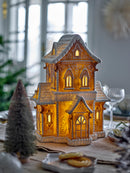 Bloomingville - Kevin Deko m/lys, Brun, Polyresin - L21 × H37 × B27 cm