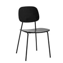 Bloomingville - Monza Spisebordsstol, Sort, Krydsfiner - L45 × H83 × B52 cm