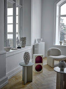 Bloomingville - Edith Sidebord, Hvid, Fyrretræ - Ø40 × H50 cm