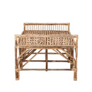 Bloomingville - Pammi Bænk, Natur, Sukkerør - L75 × H57 × B150 cm