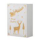Bloomingville - Elimar Kalender m/lys, Hvid, Krydsfiner - L20 × H29 × B10 cm