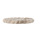 Bloomingville - Marlie Fad, Natur, Marmor - Ø22,5 × H2,5 cm