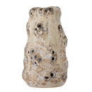 Bloomingville - Noble Vase, Natur, Stentøj - Ø12 × H21,5 cm