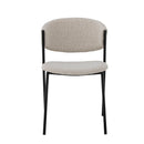 Bloomingville - Marlo Spisebordsstol, Hvid, polyester - L49 × H79 × B54 cm