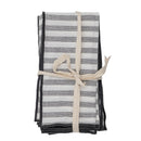 Bloomingville - Eleonora Serviet, Hvid, Bomuld - L45 × B45 cm, Pack of 4