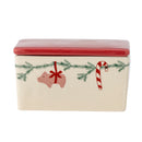 Bloomingville - Yule Smørboks, Natur, Stentøj - L12,5 × H7 × B9,5 cm