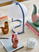 Bloomingville - Trudy Lysestage, Rosa, Stentøj - L9 × H12,5 × B6 cm
