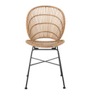 Bloomingville - Fiore Spisebordsstol, Natur, Rattan - L45 × H84 × B55 cm