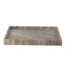Bloomingville - Majsa Fad, Brun, Marmor - L35 × H3 × B35 cm