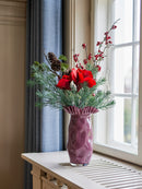 Bloomingville - Sima Vase, Lilla, Glas - Ø20 × H33 cm